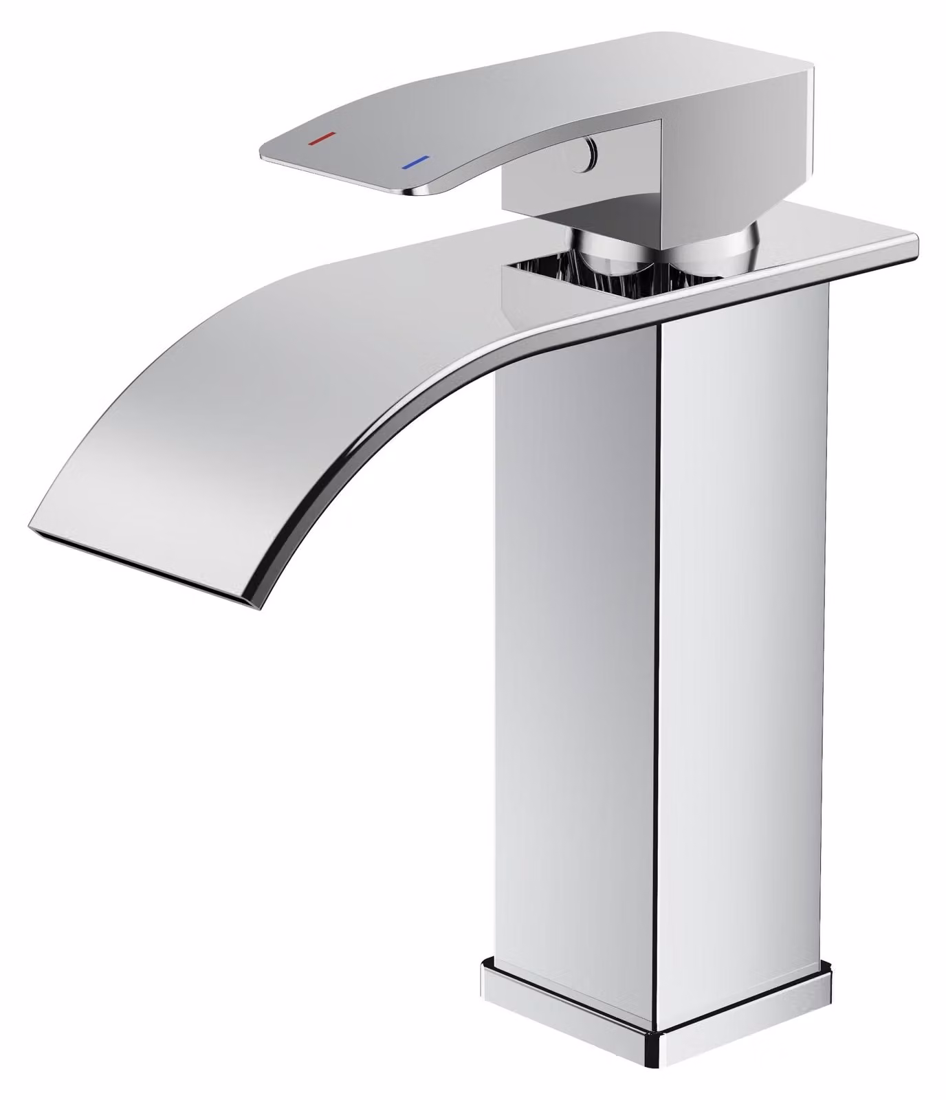 Rubinetto a cascata con miscelatore monocomando