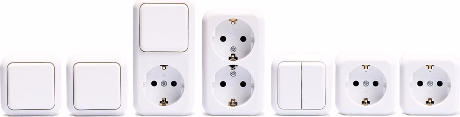 Set da appoggio McPower ''Finery Starter'', 7 pezzi, bianco