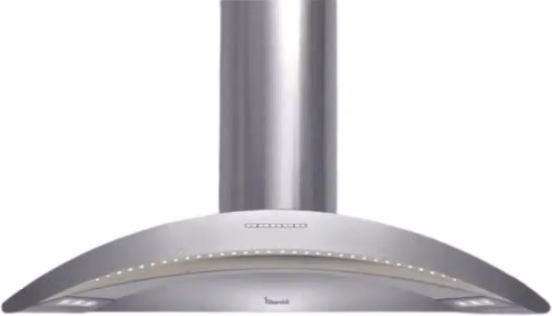 Cappa a parete Baraldi ARCADIA in acciaio inox color argento, 90 cm, aspirazione 800 m3/h con timer e filtro a carboni attivi