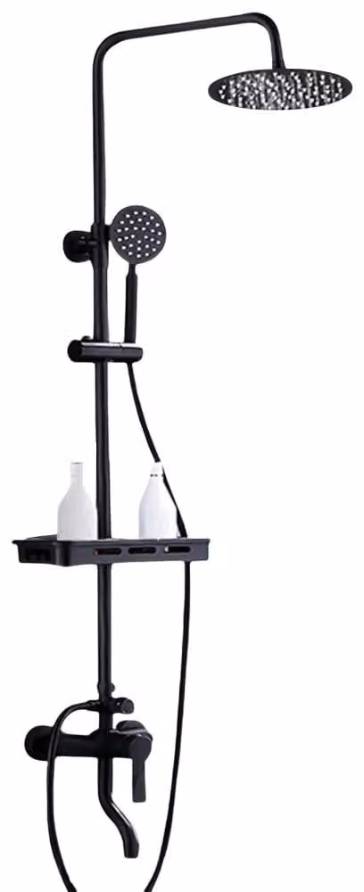 Solidchoice - Set completo per doccia con soffione e doccetta manuale