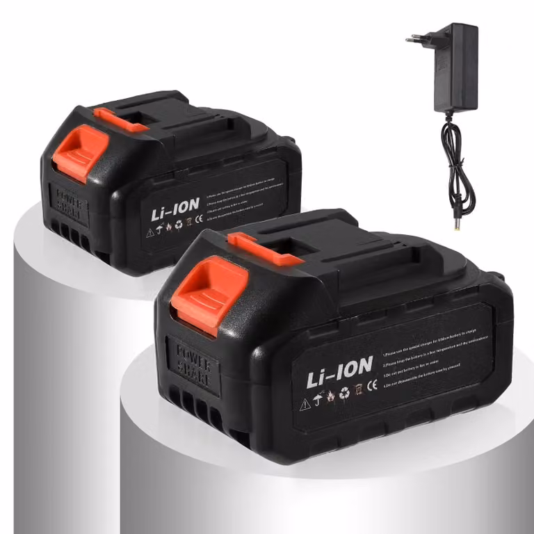 Batteria agli ioni di litio - Batteria di ricambio per utensili elettrici - 21 V - 13.000 mAh - 2 batterie
