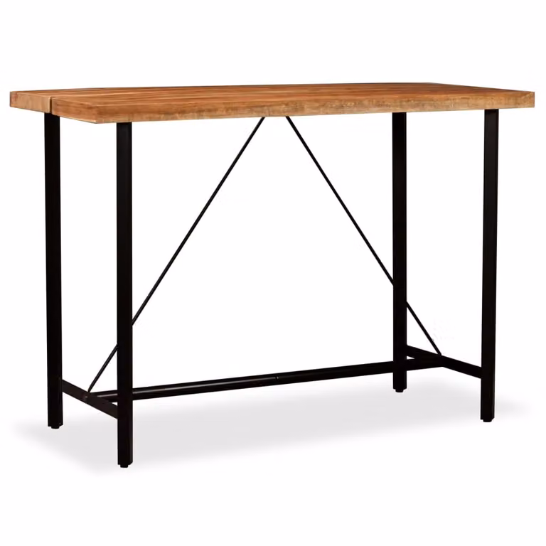 Maison Exclusive - Tavolino da bar in legno massello di acacia 150 x 70 x 107 cm