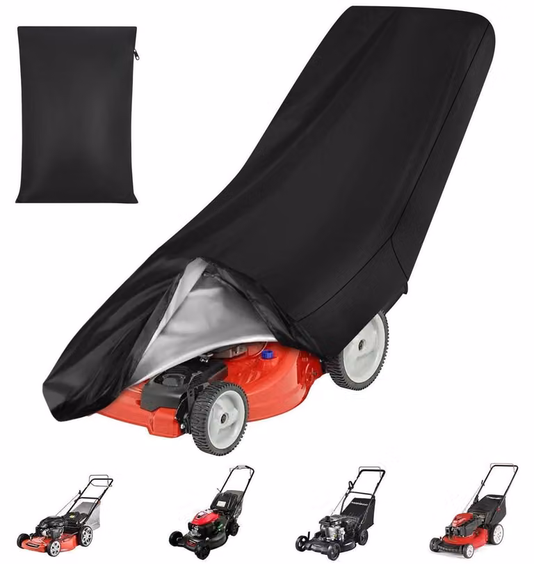 Copertura impermeabile universale per tosaerba, realizzata in tessuto Oxford, resistente al vento e ai raggi UV, dimensioni 186x102x66 cm