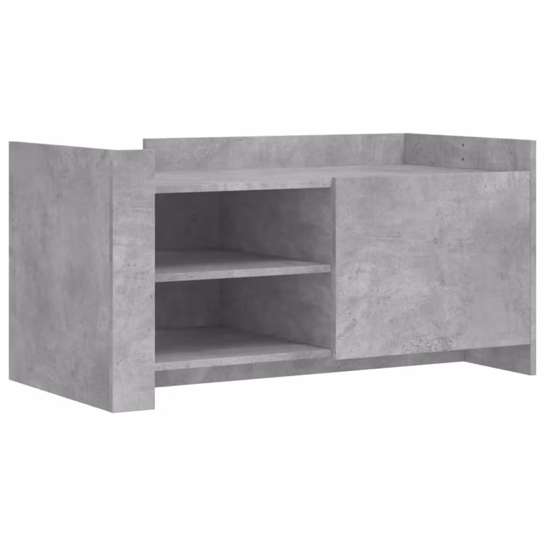 Tavolino Salotto Grigio Cemento 100x50x50 cm Legno Multistrato