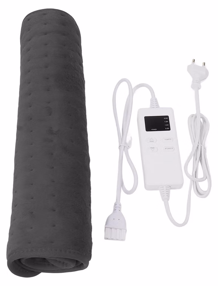 Cuscino riscaldante elettrico, multifunzionale, formato singolo, coperta per la casa con 6 temperature regolabili, timer, spegnimento automatico, HP4076