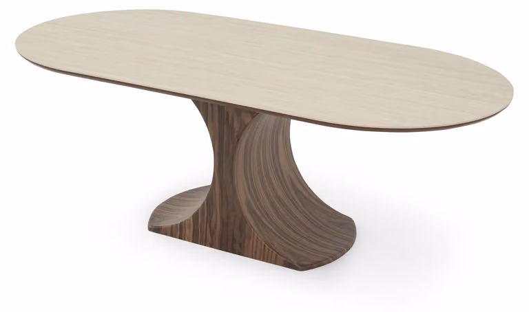 Esstisch Modern Beige Bequem Stabil Minimalistisch Elegant Gemütlich