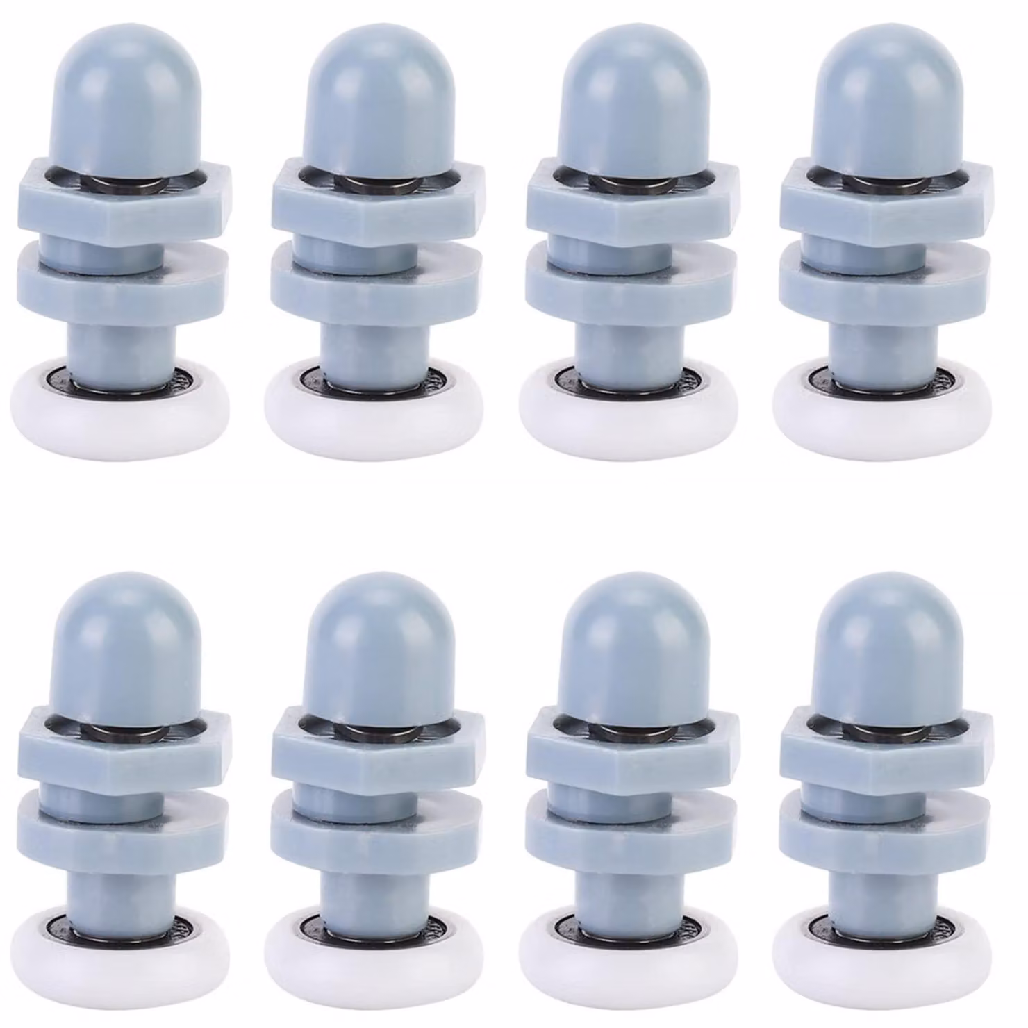 Rotelle per porte doccia: silenziose e robuste - disponibili nelle misure 20mm, 23mm e 25mm