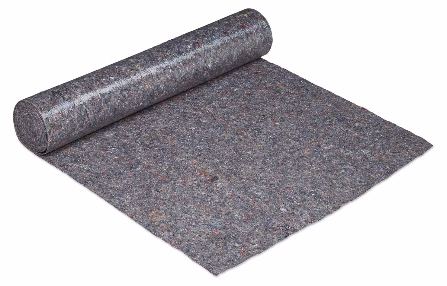 5 rotoli di telo protettivo per imbianchini, 1 m x 25 m ciascuno = 25 m², antiscivolo, idrorepellente, 270 g/m², per lavori di tinteggiatura e traslochi, grigio