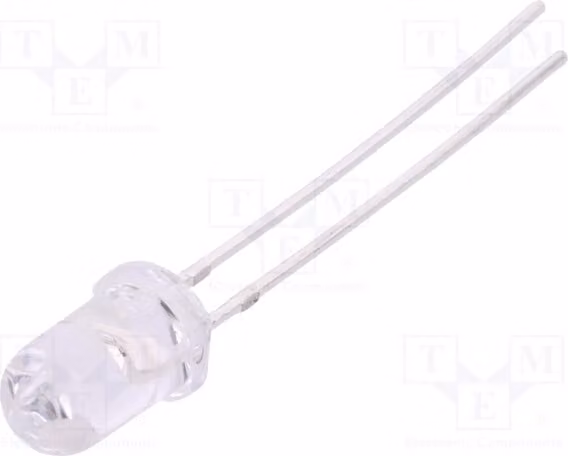 10 LED, 20mA, rot, FYL-5013LRC1C, diodi LED a montaggio su circuito stampato (THT), 5mm, 1,8÷2,4V, 5mm, 500÷1000 mcd, 15°
