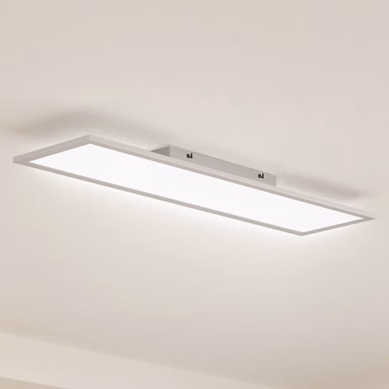 Pannello LED Enhife Lindby, Bianco / Opale, Studio / Ufficio, Moderno, Plafoniera LED