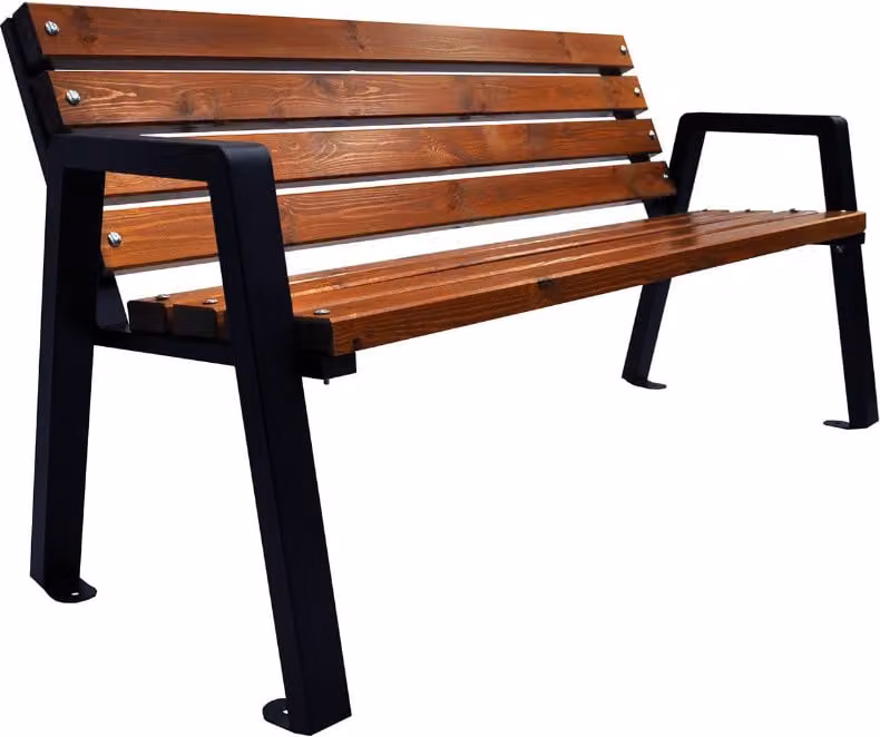 Panchina di legno per parco panchina da giardino panchina da giardino; teak, 125cm