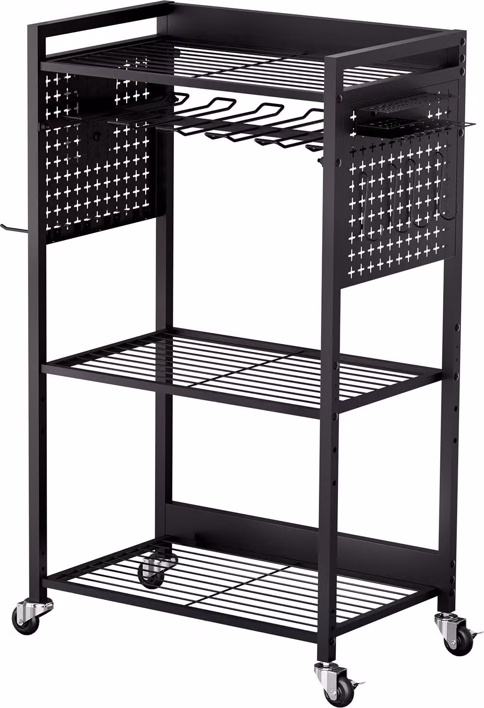 SucceBuy Carrello portautensili 68 kg per officina con 4 livelli