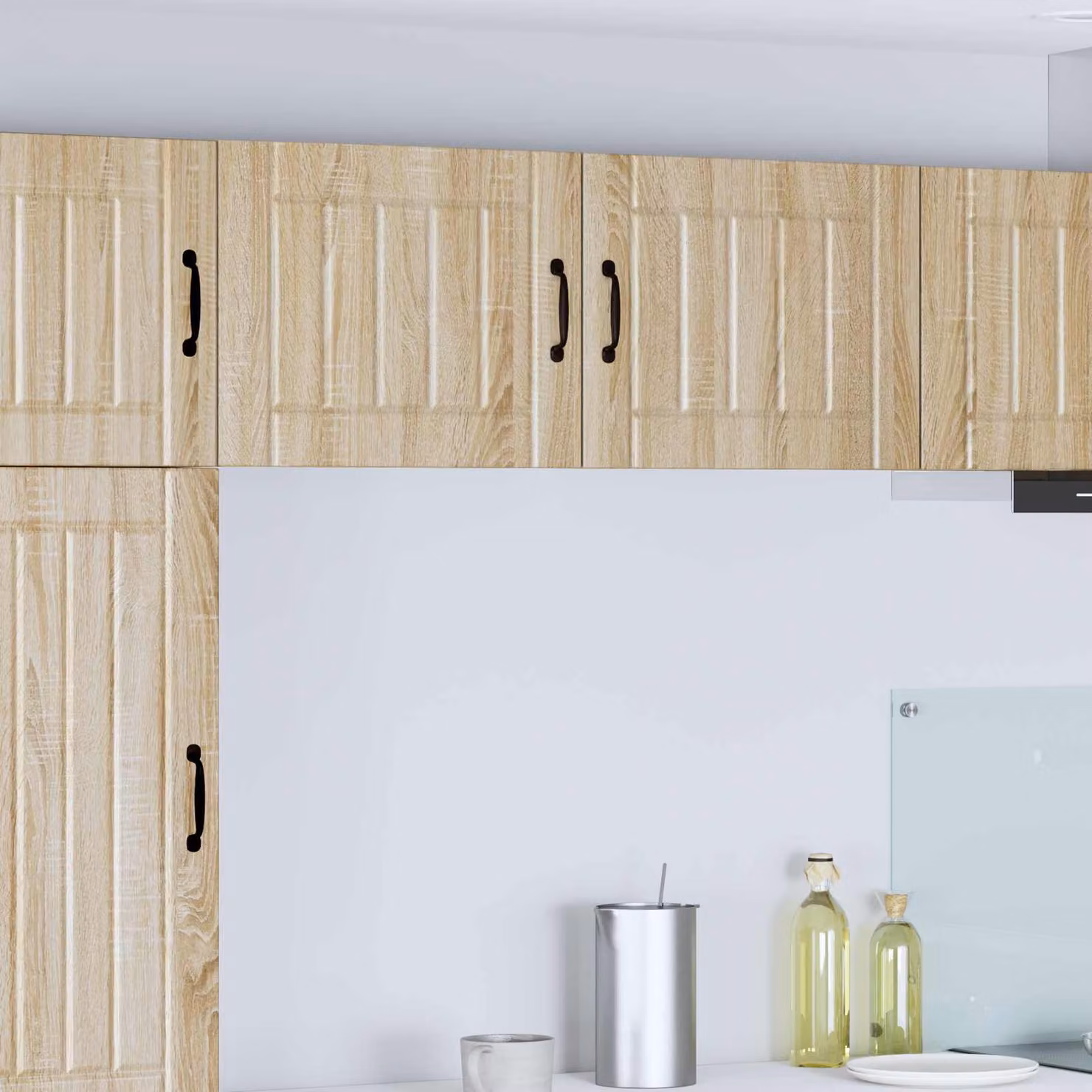 Armadietto a muro da cucina vidaXL LUCCA in Rovere Sonoma marrone L: 50 cm, P: 31 cm, H: 40 cm