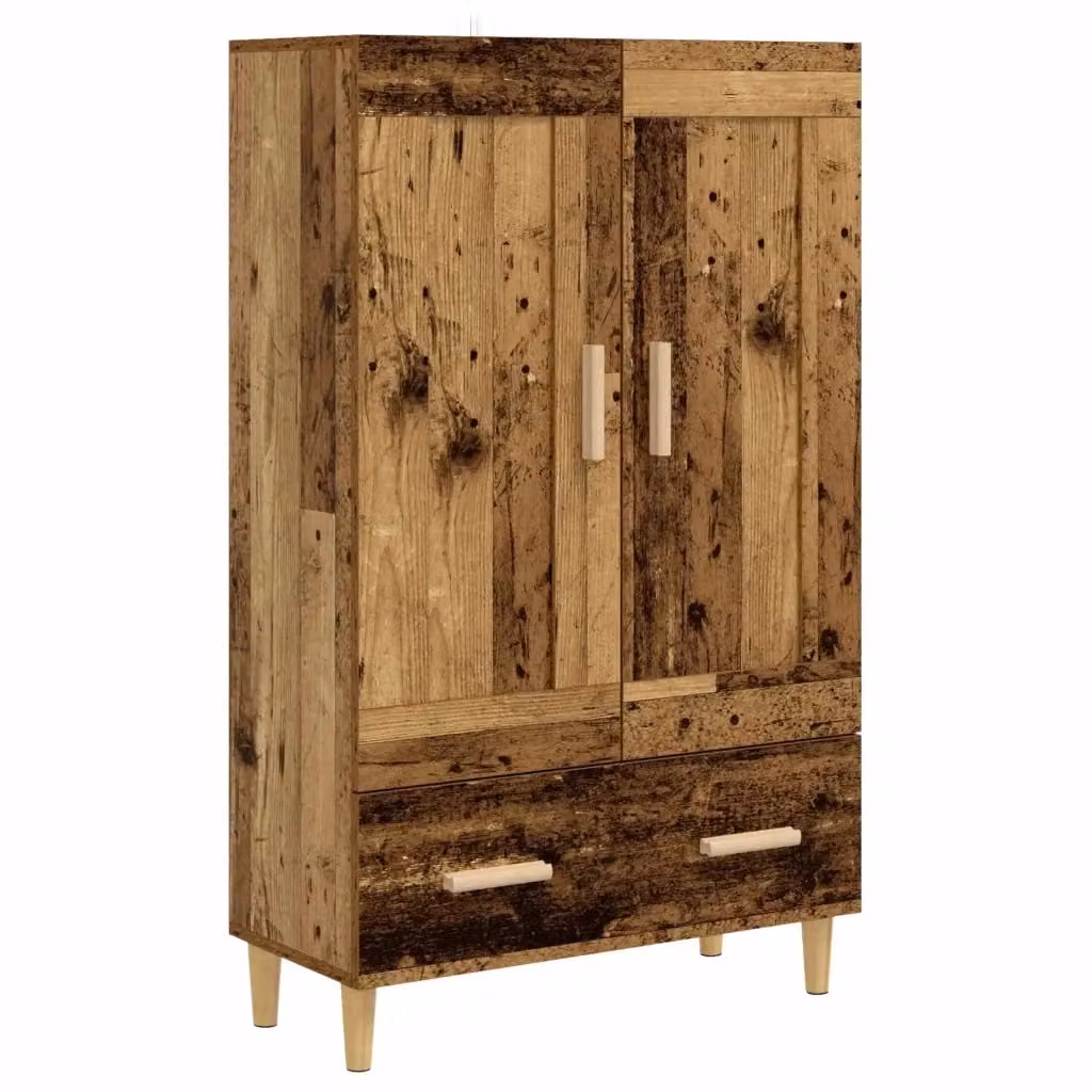Credenza moderna vidaXL in legno MDF marrone per soggiorno o sala da pranzo L/P/H: 70 x 25,4 x 115 cm – 2
