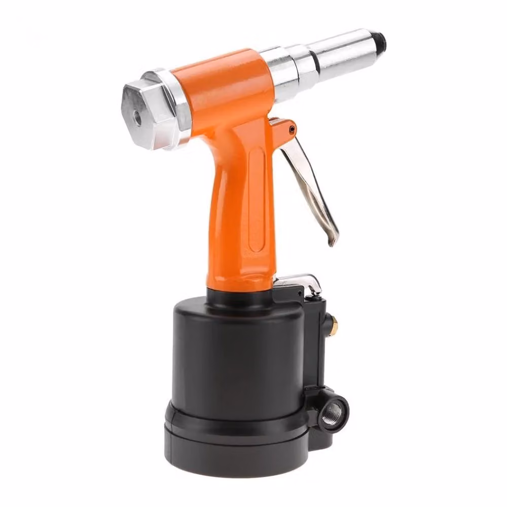 Rivettatrice Industriale Idraulica e Pneumatica TradeShop in Alluminio Arancione e Nero – 2