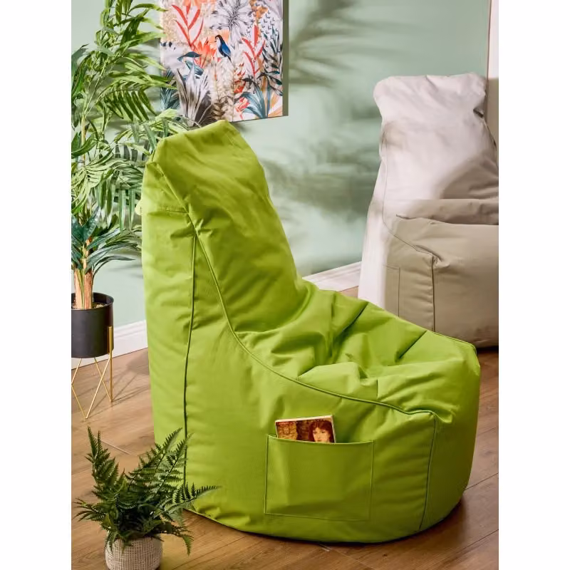 Poltrona Sacco Layla Casa Collection in Nylon e PVC Verde Acido L/P/H: 65 x 65 x 95 cm – 2