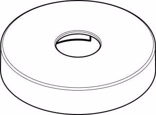 Soffione Hansgrohe Rosette PuraVida cromo