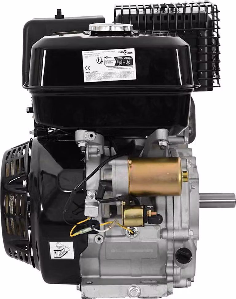 vidaXL Motore a benzina 15 CV 11 kW Nero