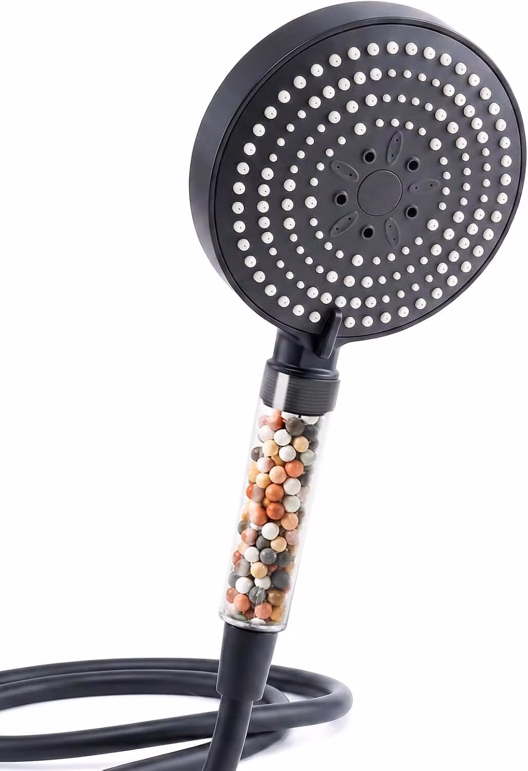 Doccia con tubo flessibile da 1,6 metri, diametro di 13 cm, 6 getti diversi, ideale per la cucina