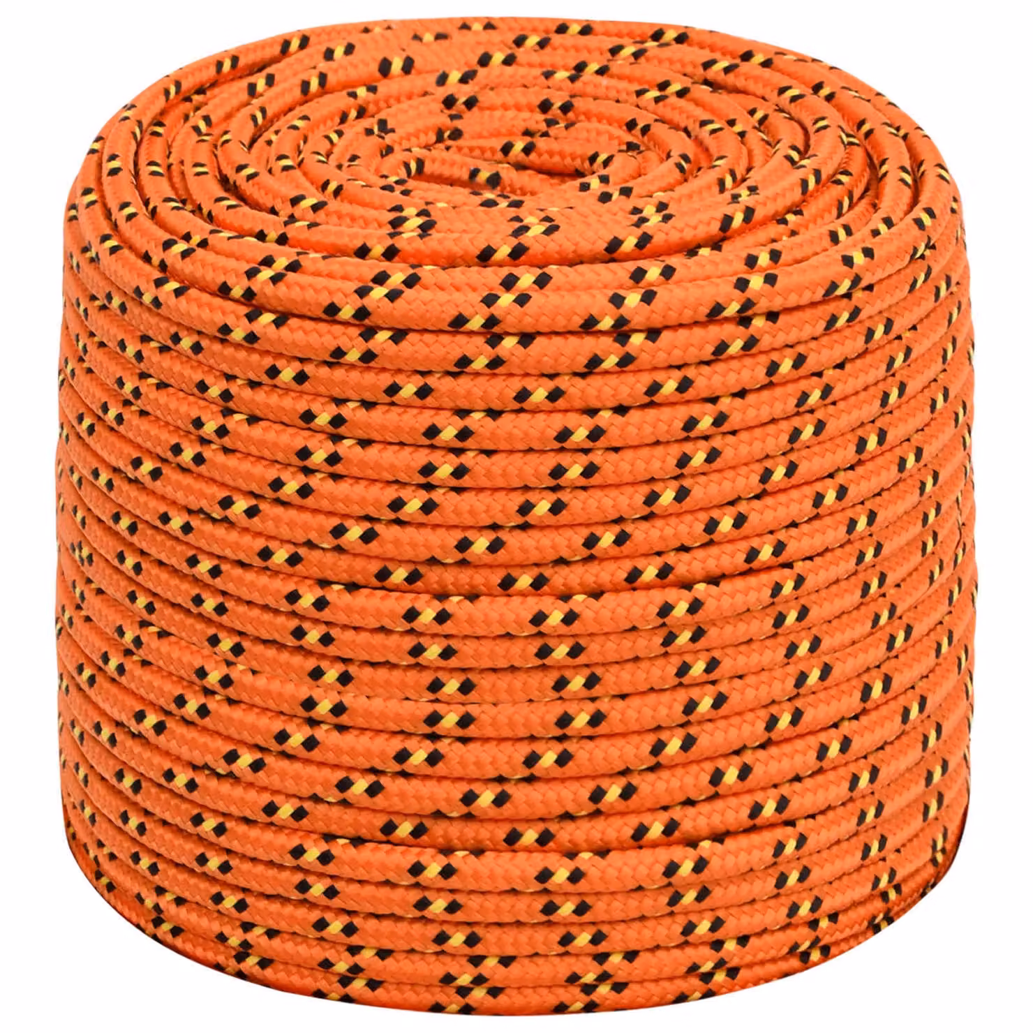 vidaXL Corda multiuso in plastica arancione da 10 mm con lunghezza di 500 m