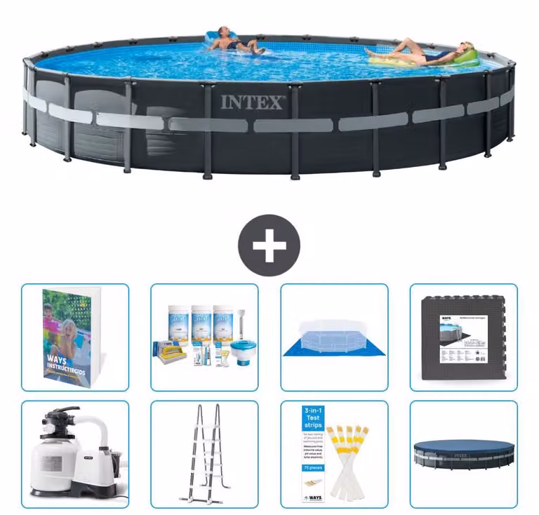 Ultra XTR Pool Rund - 732x132 cm - Set da 7 pezzi, modello S581
