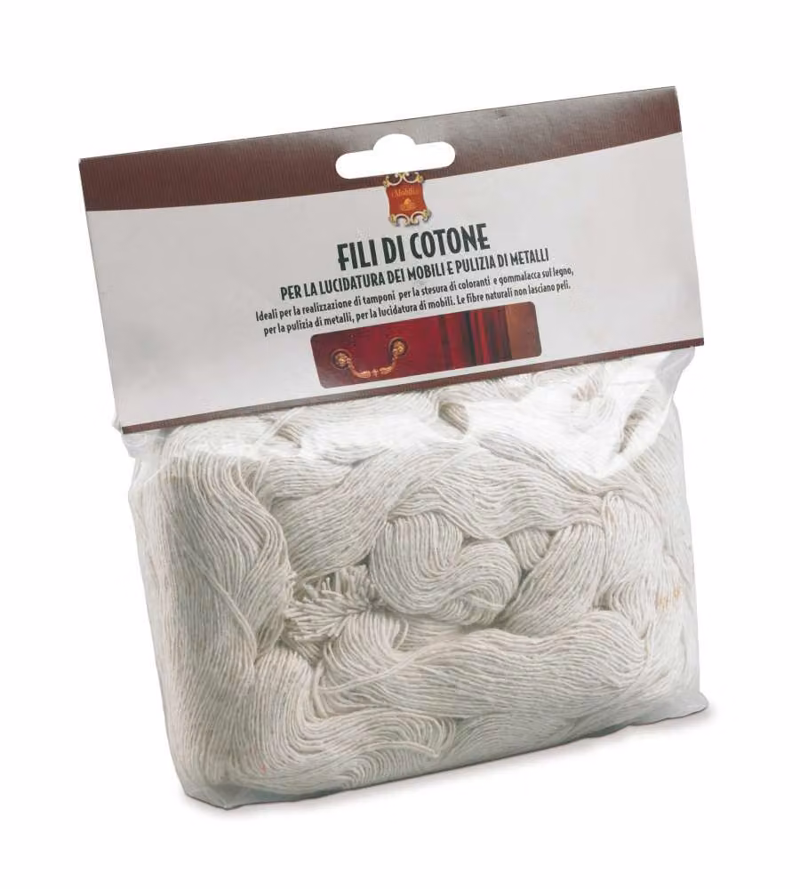 Gubra Fili di Cotone per Tampone - 200 g - Ideali per Lucidatura
