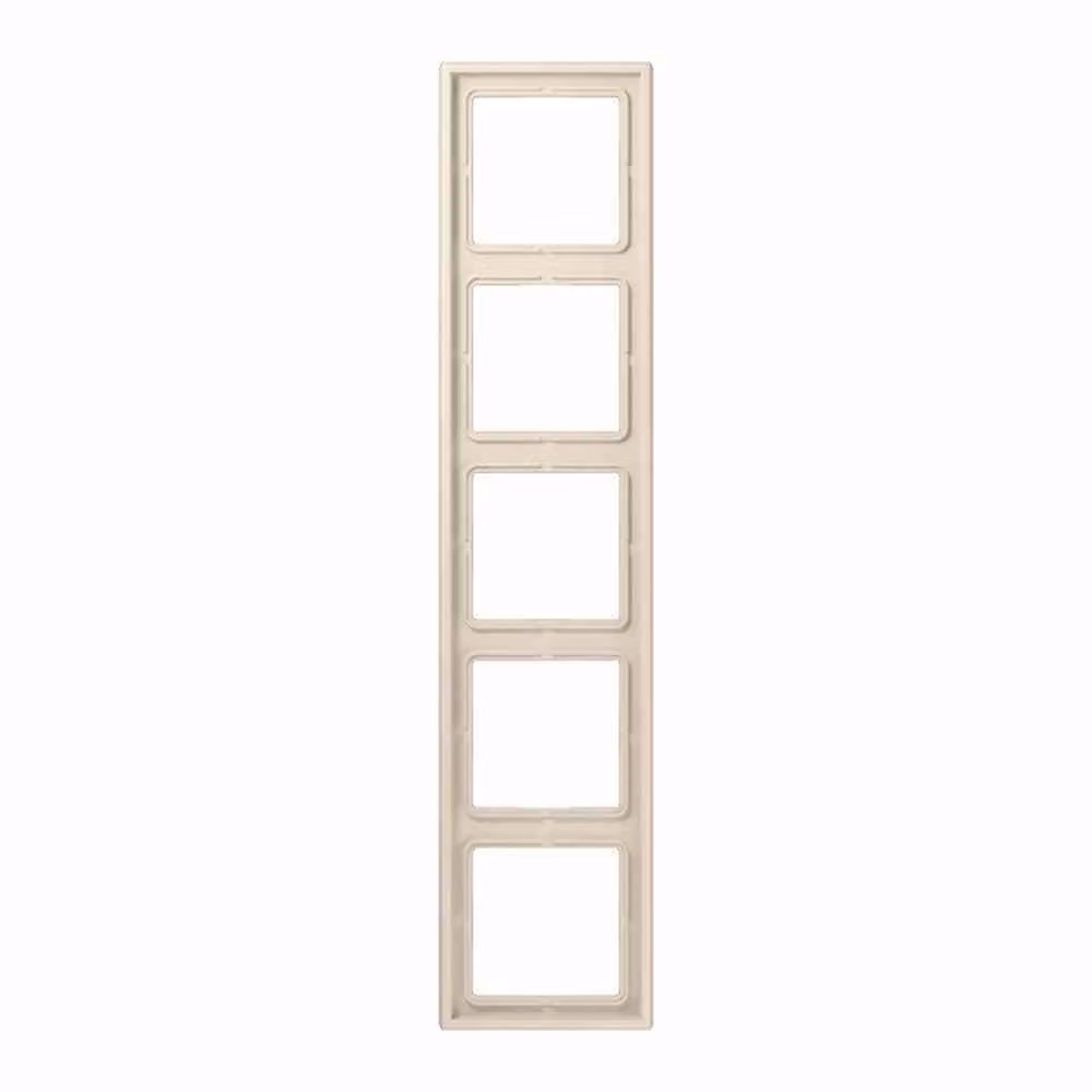 JUNG Cornice di copertura AL2985 Numero di unità 5 bianco crema (bianco elettrico) Plastica lucida