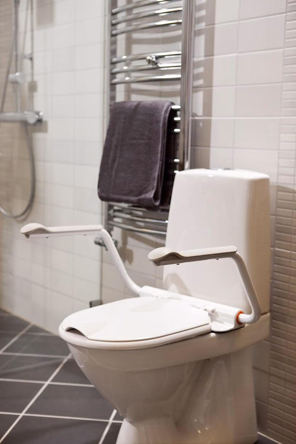 Maniglie di sostegno Braccioli di supporto per la toilette, compreso il sedile