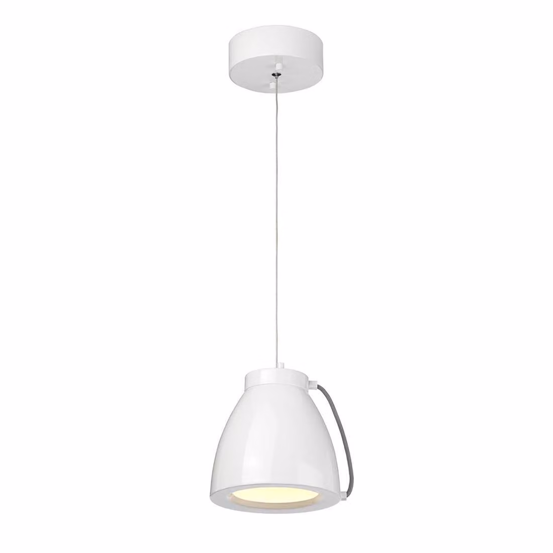 Lampada a sospensione LED Europa bianca 18W, bianco caldo, 538 lm, metallo, dimensioni: 172 x 18,1 x 18,1 cm, IP20, Elstead