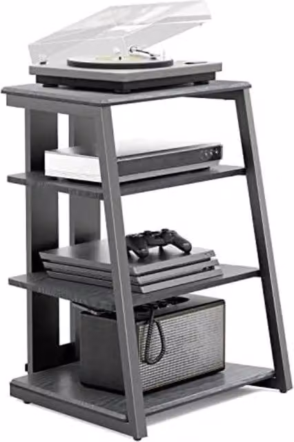 Cassettiera per Dischi - Cassa per Dischi - Cassetta per Vinili - Nero
