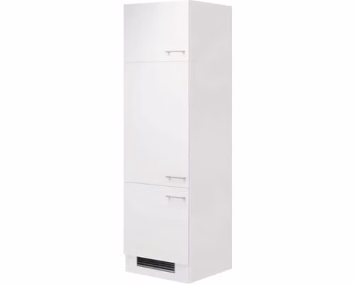 Mobile per frigorifero da incasso Flex Well Lucca larghezza 60 cm bianco