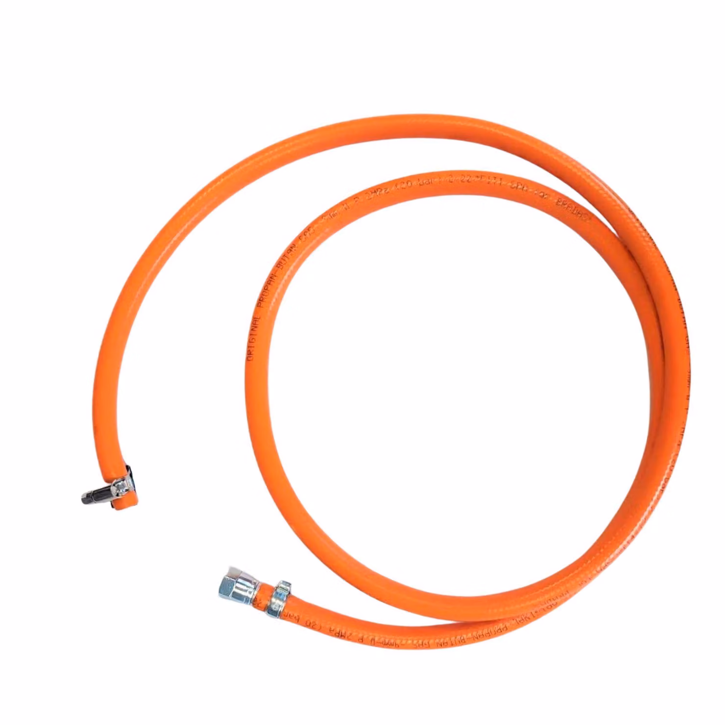 Tubo flessibile per gas propano-butano Zatechs con raccordo rapido 3 m 20 bar Ø9,0 mm 1/4" filettatura sinistrorsa con guarnizione a sfera x raccordo rapido Barbecue a gas da campeggio Camper