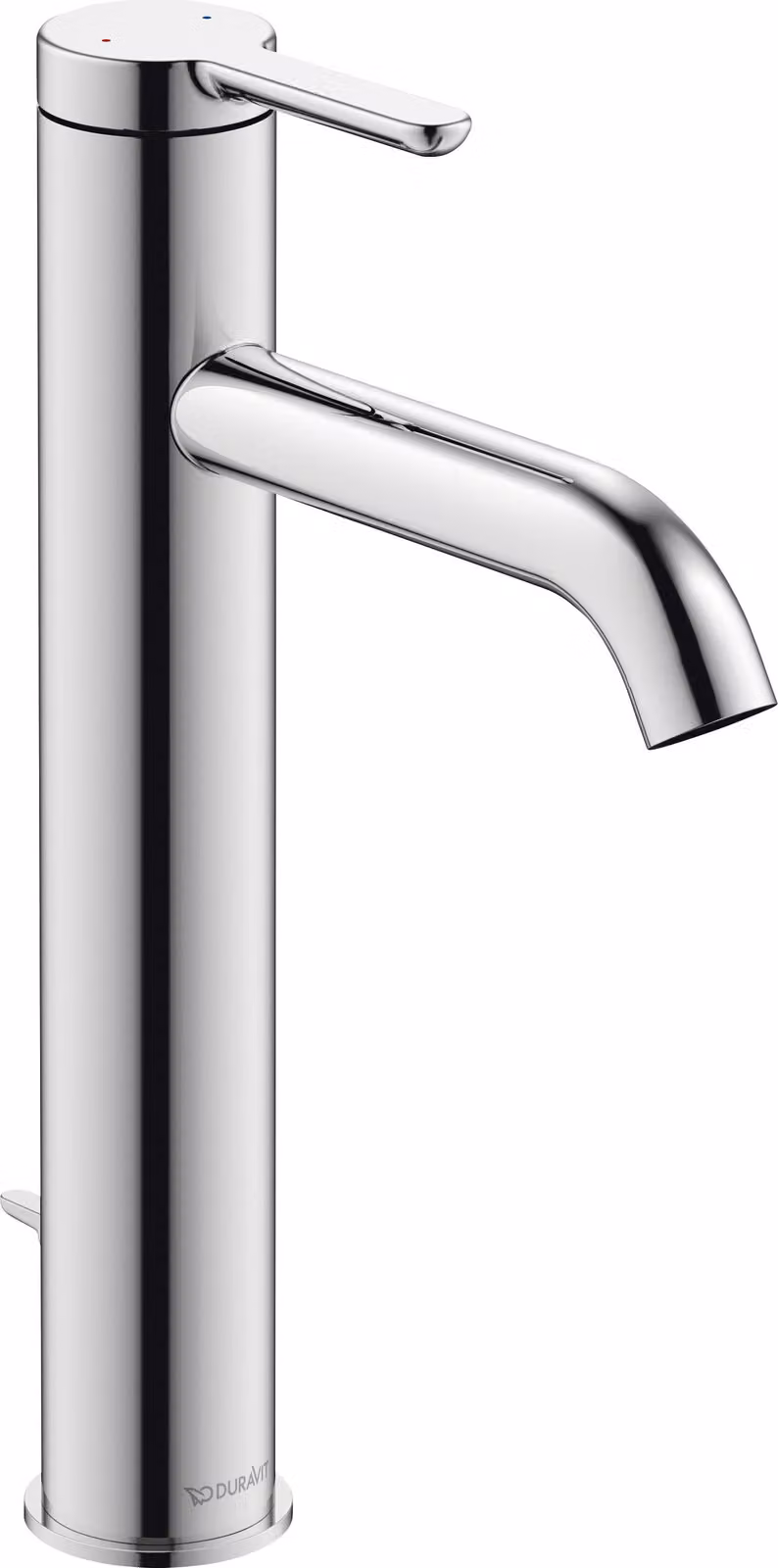 Duravit C.1 Mitigeur monocommandé pour lavabo L, avec garniture découlement, saillie 136mm, C11030001010, C11030001010