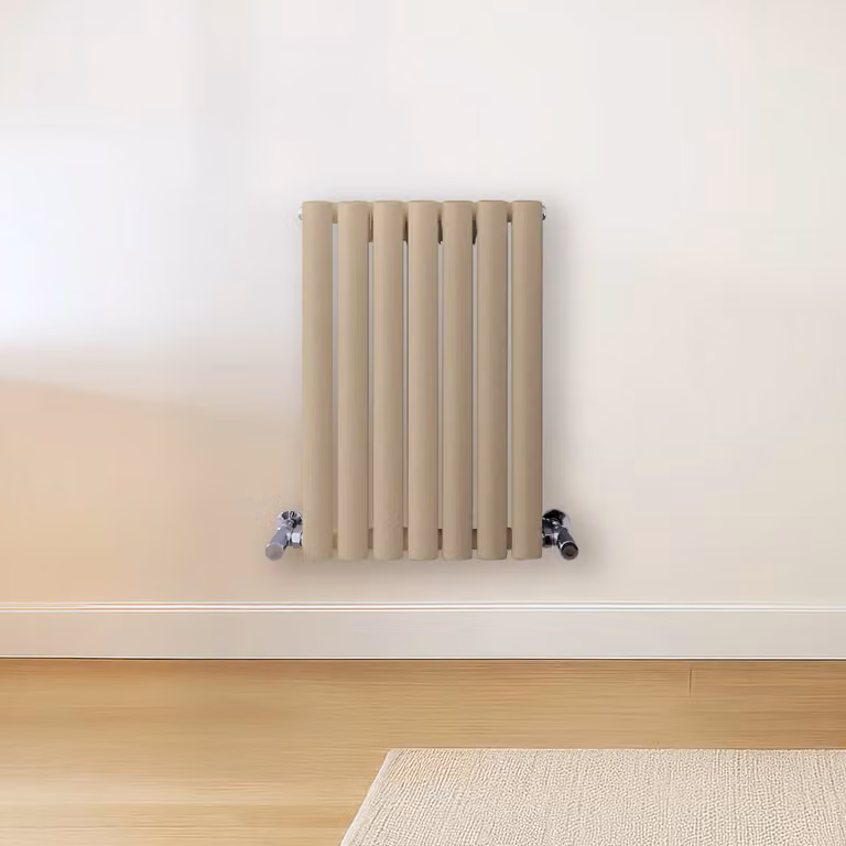 Radiatore di Design Orizzontale Marrone (Elk Marrone) - 600mm x 413mm - Pannello Doppio  - Revive