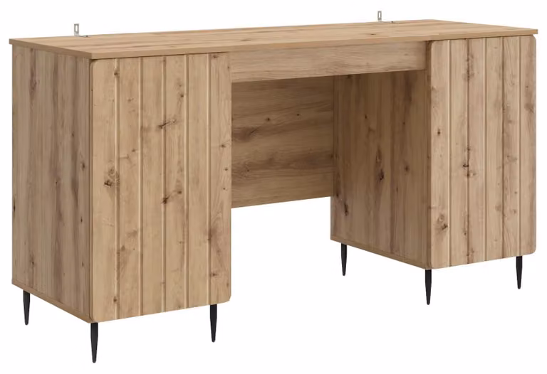 Scrivania con lo scaffale Rovere Artigianale 142,5 x 50 x 75 cm