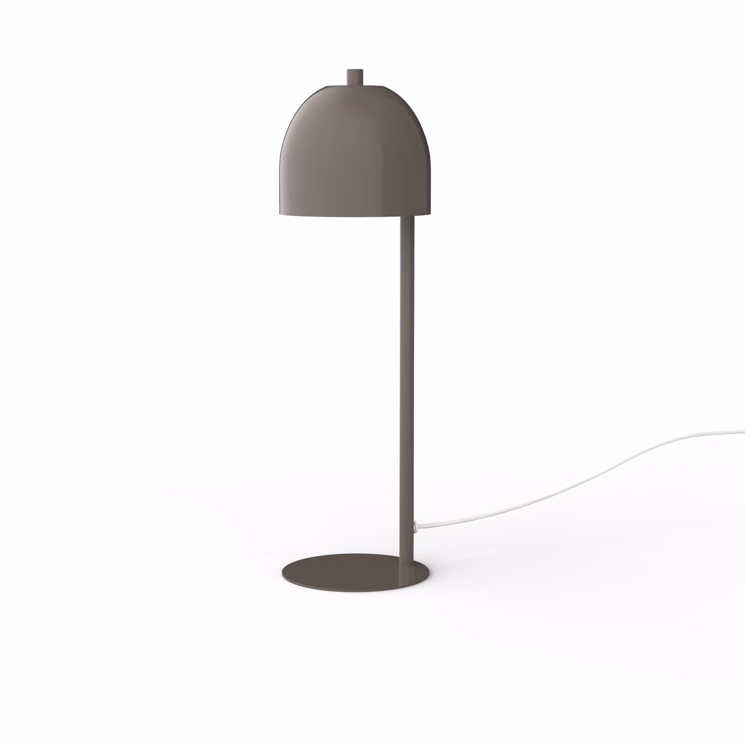 Lampada Da Tavolo Campanella Monocolore Lucida