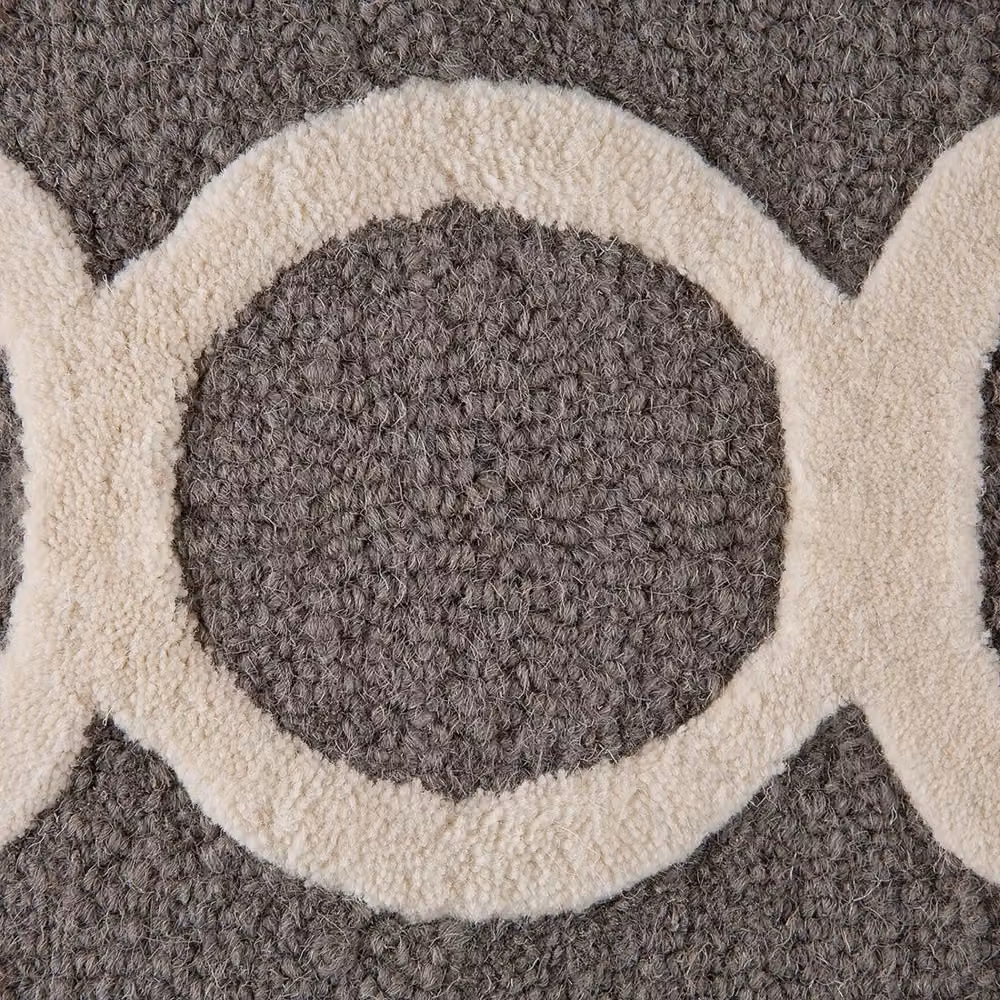 Tappeto Orientale Beliani in Lana Grigia Trapuntato a Mano L: 230 cm, P: 160 cm – 2