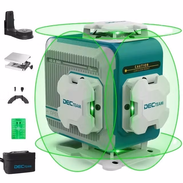 Livella laser, 4D a 16 linee, autolivellante, laser verde, laser 4D