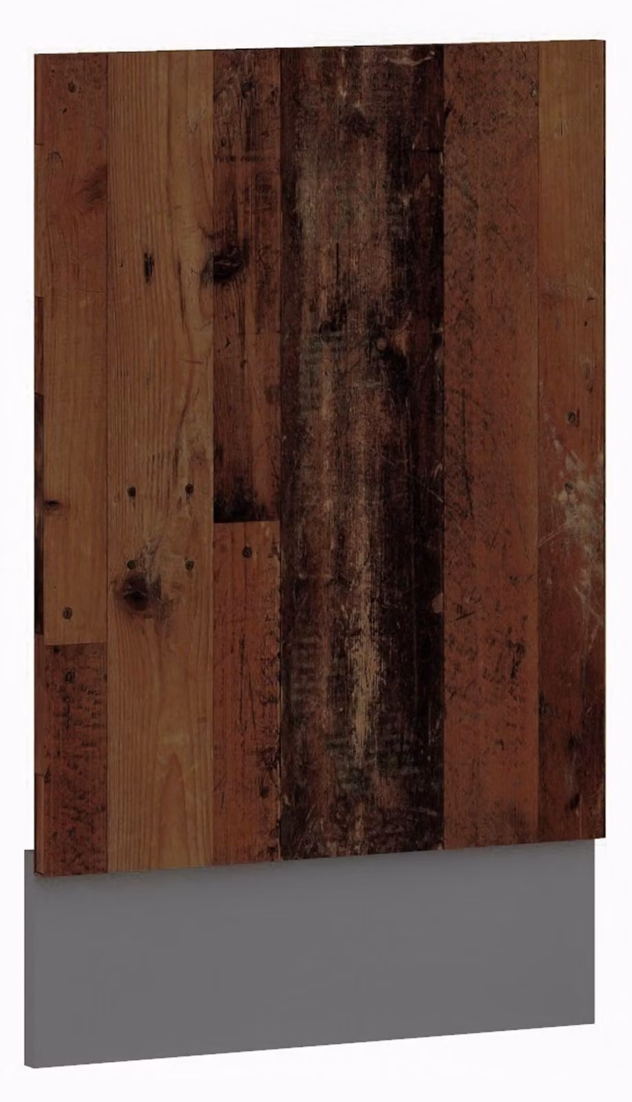 Pannello frontale per lavastoviglie da incasso da 45 cm, cucina OLD STYLE, effetto legno antico