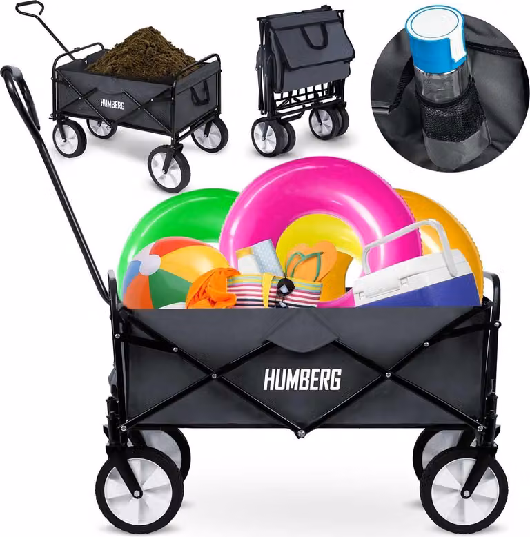 Carrello da trasporto, pieghevole 80L Humberg HM-511