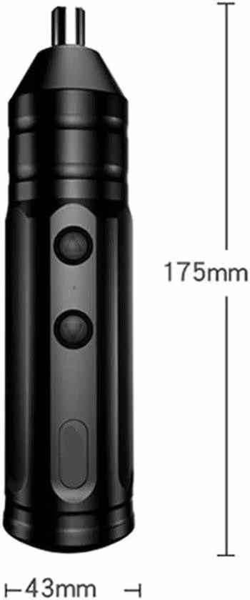 Mini cacciavite elettrico multifunzione, portatile e ricaricabile, set completo