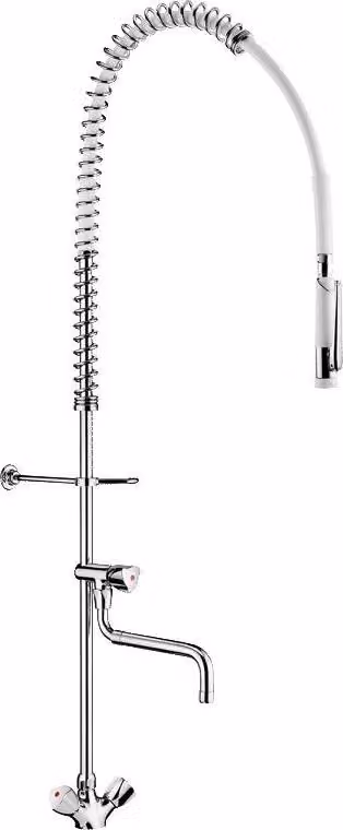 Lavastoviglie Delabie con miscelatore + lavamani 433000, scarico a ventaglio.