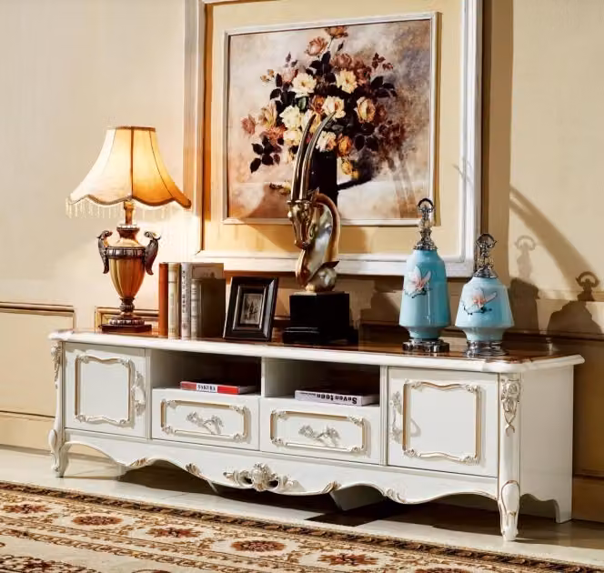 Rtv Ständer Sideboard Kommode Wohnzimmer Kommoden Holz Barock Rokoko