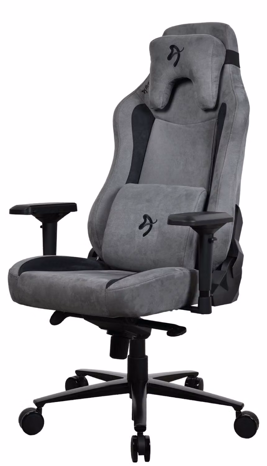 Poltrona da gaming in tessuto Arozzi Vernazza Supersoft antracite