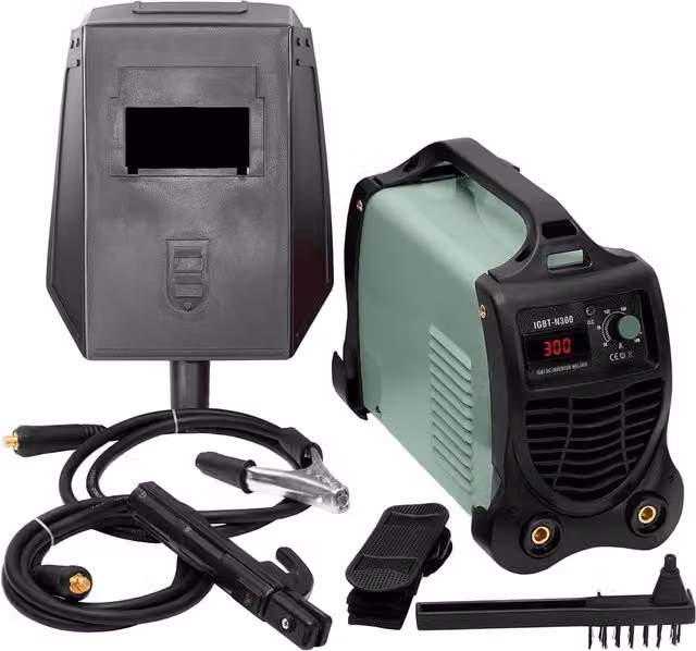 Saldatrice Inverter MMA Kombo in Corrente Continua Grigia con 5 Accessori
