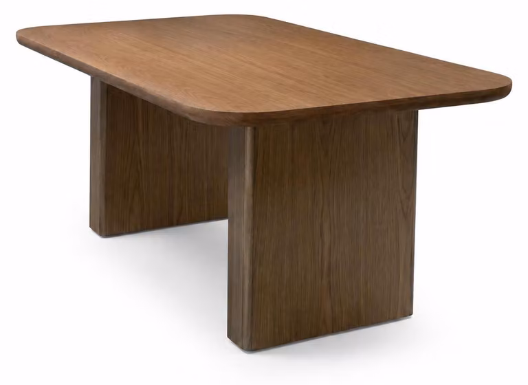 Esstisch modern braun aus Holz Wohnzimmer minimalistisch