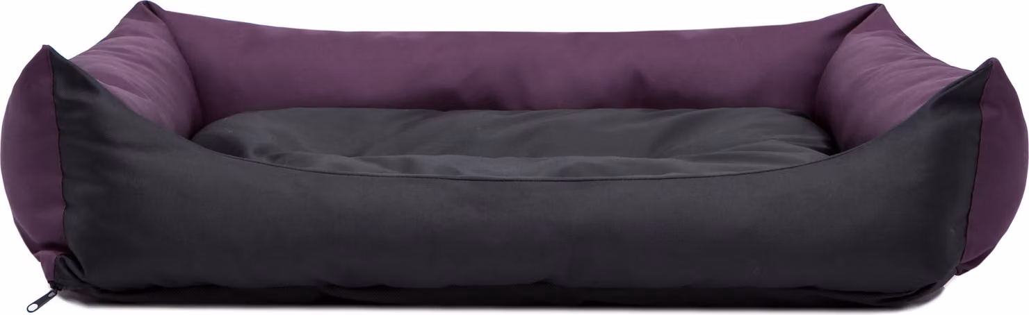 Cuscino per cani Lettino per cani Cuscino per cani Pontes - Eco - 62 x 43 x 15 cm [taglia: L] - Viola con nero