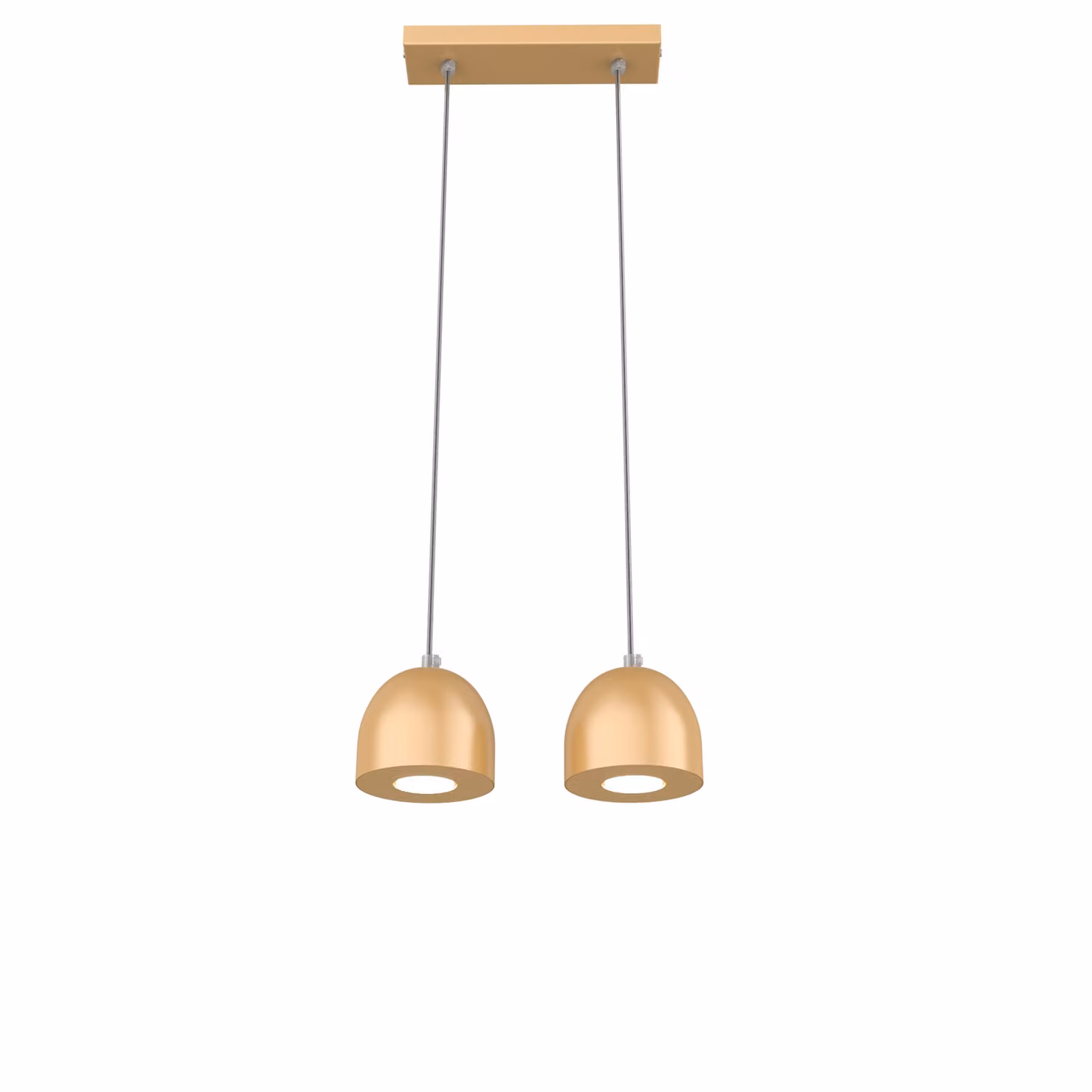 Lampada A Sospensione Campanella Linear X2 Monocolore Opaca