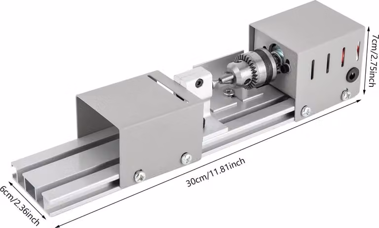 Tornio per legno, Prestazioni ad alta velocità, Funzioni regolabili, Avorio, Spina UE
