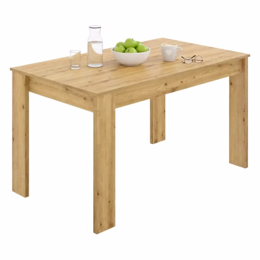 Tavolo da pranzo rettangolare Alois DMORA in Rovere Nodi, L: 139 cm, P: 81 cm, H: 77 cm – 2